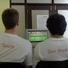 Mr Smith and Doc Shakib combine well to secure a victory on Sampras Tennis '96